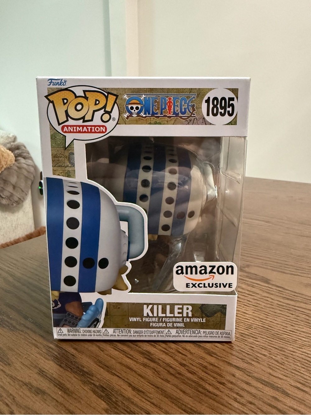 Funko Pop! Animation One Piece Killer Vinyl Figure - White & Blue